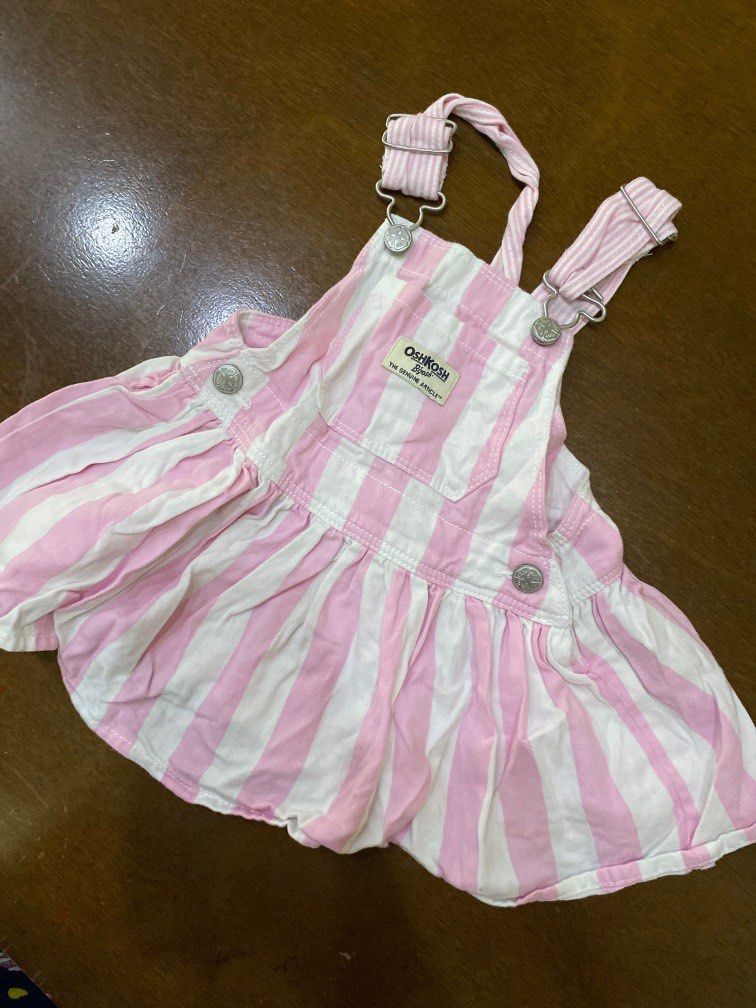 Oshkosh jumper dress (Category: Babies & Kids Fashion) located in Quezon City. Submitted by nestingmomma (Listing ID 1194437089, Image 1). Description: For 9-12 mos.No issues. Signs of usage but barely noticeable .Decluttering. Gogoexpress/grab/lalamove by buyer.