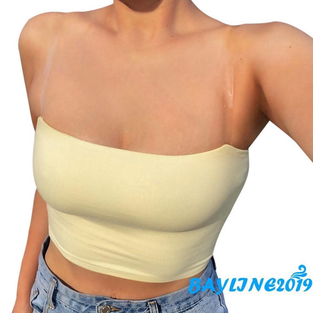 Pastel yellow deals tube top