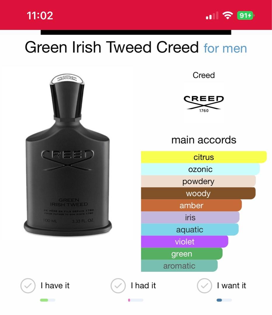 creed green aventus