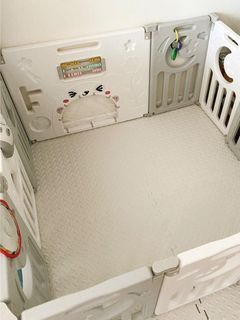 PLAYPEN (12+1) GRAY AND WHITE (PANELS ONLY)