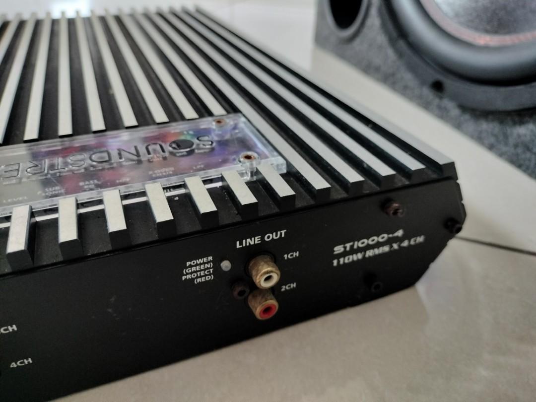 Power amp & speaker, Audio, Soundbars, Speakers & Amplifiers on Carousell