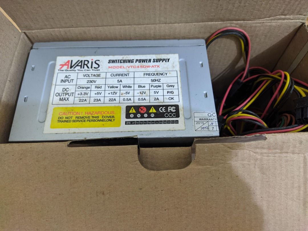 Power Supply Eyota 500watt PSU 500w Eyota PSU 500 watt Fan 8cm