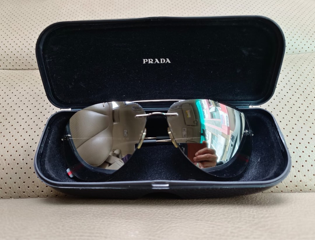 Prada Men's Sunglasses (Original and 100% Authentic), Luxury, Accessories  on Carousell