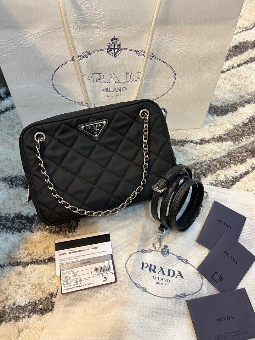 Prada quilted camera bag new arrivals