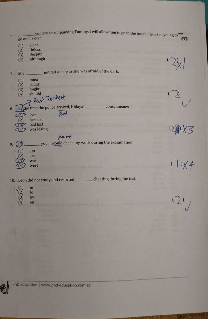 Psle Question Sample PSLE English Exam Package (Questions and Solution Booklets), Hobbies ...