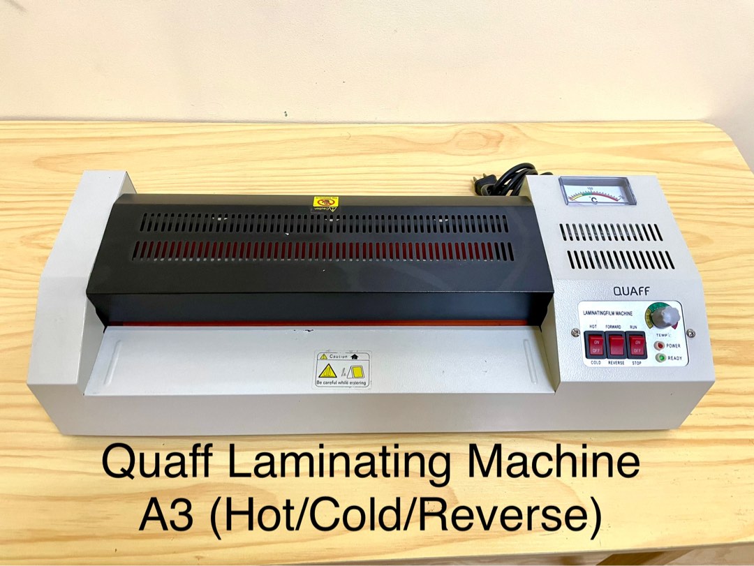Quaff Laminating Machine A3 (Hot/Cold/Reverse), Furniture & Home Living
