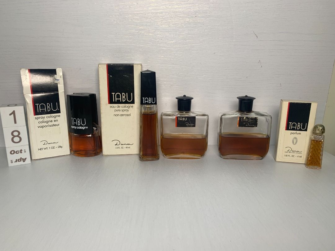 Rare Tabu 28ml 44ml 115ml EDC 4ml perfume parfum - 18OCT, 美容＆化妝品, 健康及美容- 香水＆香體噴霧-  Carousell