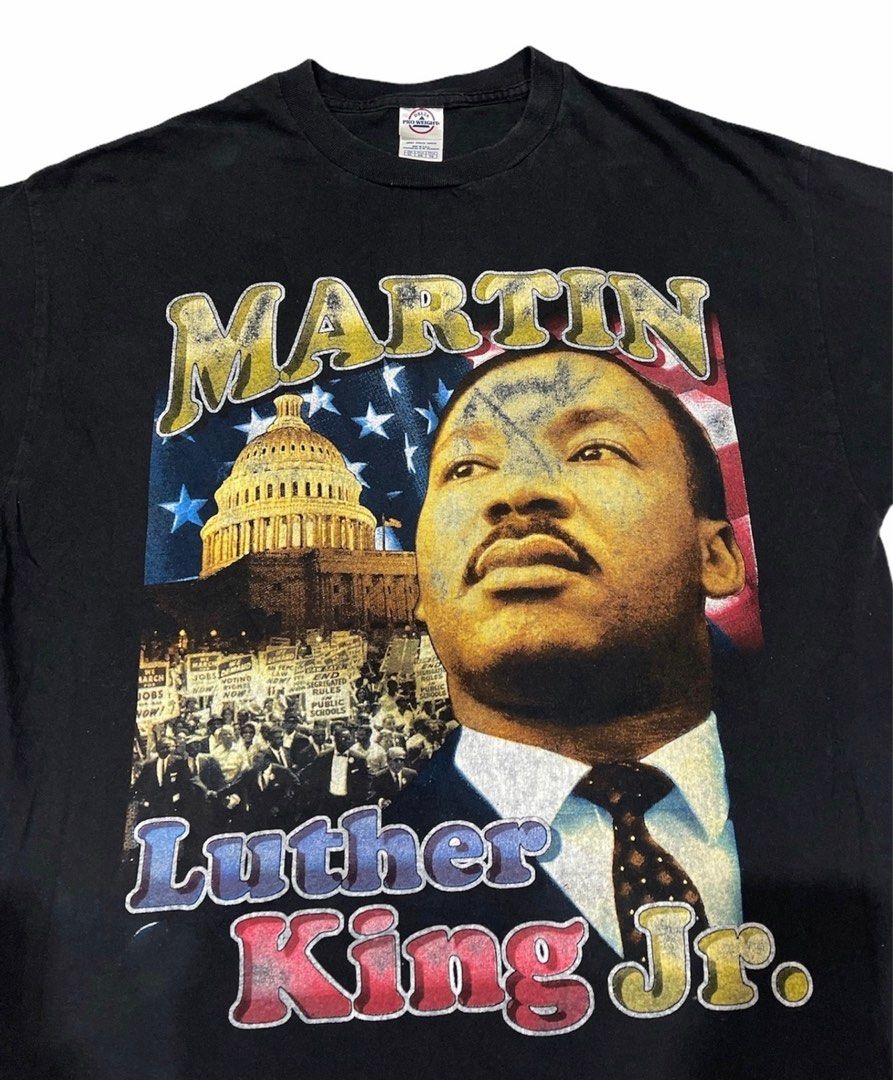 Rare Vintage Martin Luther King jr rap tees, Men's Fashion, Tops & Sets