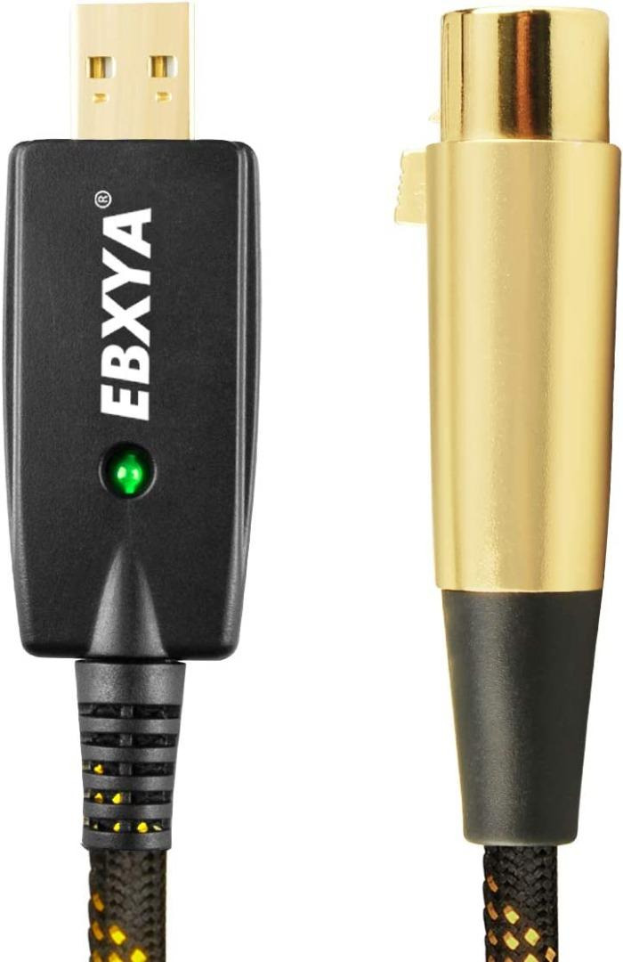 Ready stock XLR USB Cable EBXYA USB to Female XLR Cable Mic Link