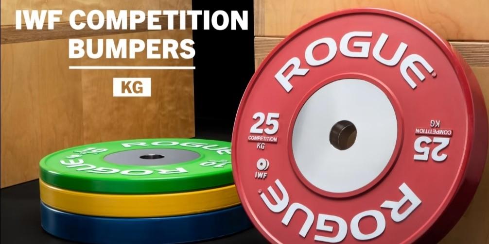 ROGUE IWF COMPETITION BUMPER PLATES KG BN READY STOCK Sports Equipment Exercise Fitness Weights Dumbbells on Carousell