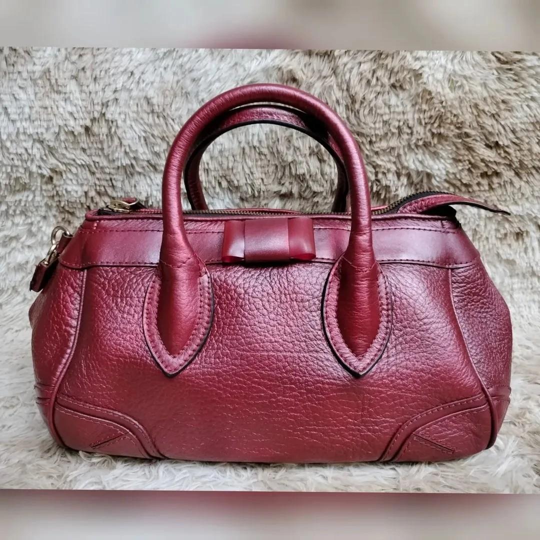 SALE BURBERRY PRORSUM BOSTON LEATHER BAG Women s Fashion