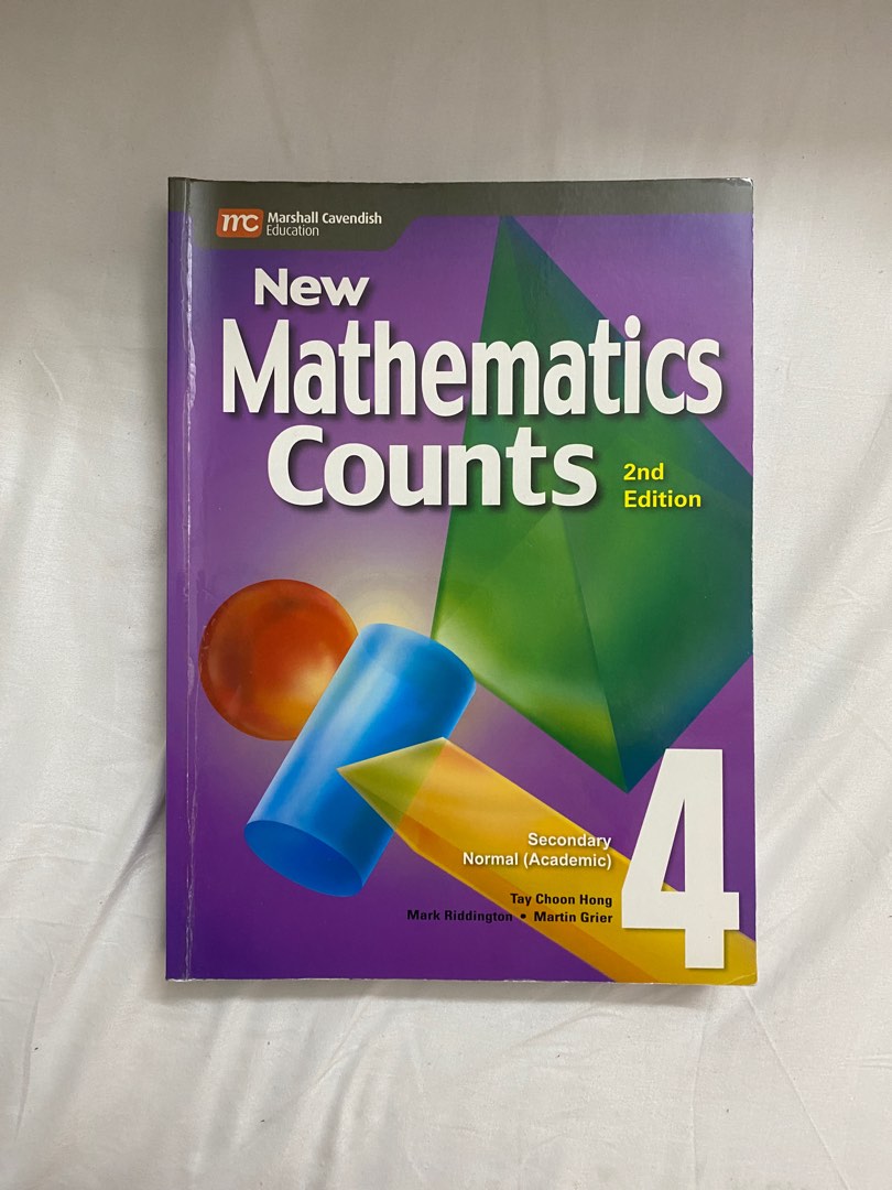 Secondary 4 New Mathematics Counts Textbook 2nd Edition Marshall