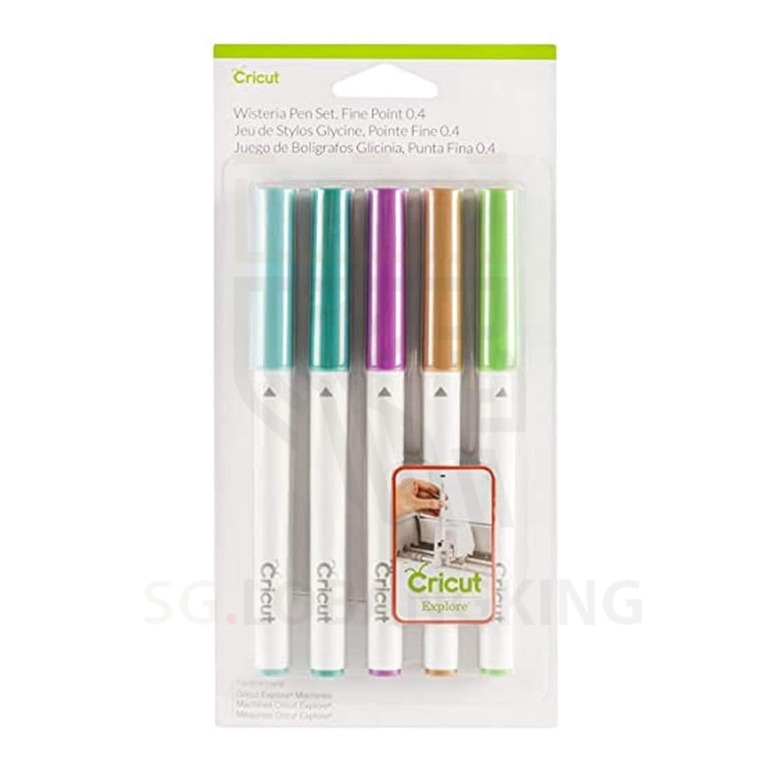 [sg stock] Cricut Fine Point Pen Set, Wisteria, Hobbies & Toys