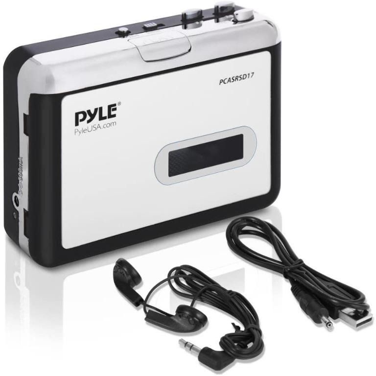 [SG stock] Pyle USA 2-in-1 Cassette-to-MP3 Converter Player Recorder ...