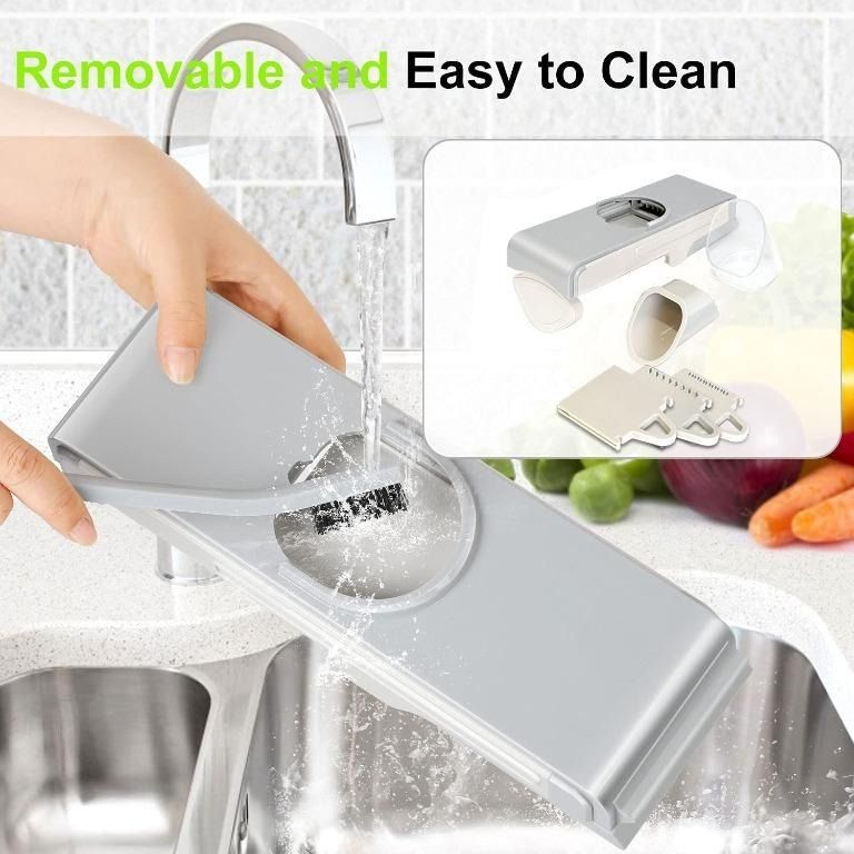 [SG stock] Safe Slice Mandoline Slicer, Meal Prep & More with 30