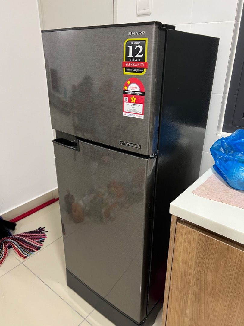 Sharp Refrigerator Sharp Peti Sejuk, TV & Home Appliances, Kitchen