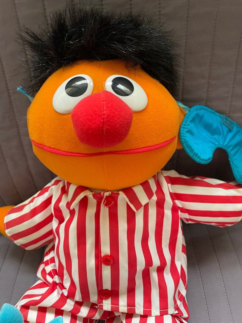 Vintage Sleep ‘N Snore Ernie, Sesame Street, Hobbies & Toys, Toys