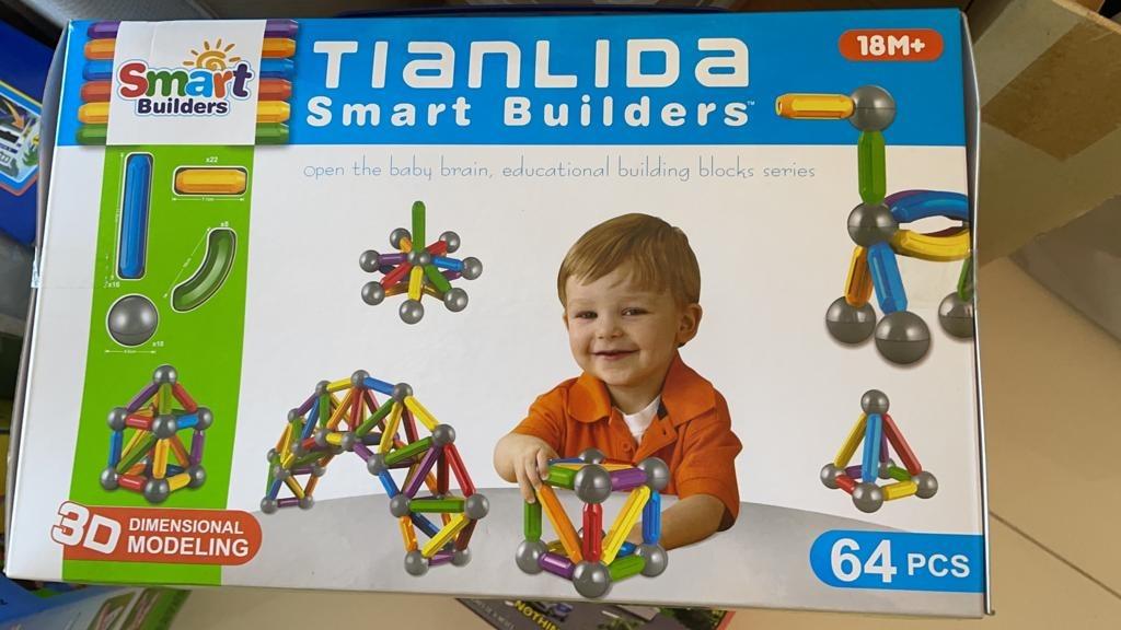 Smart builders magnetic building blocks on sale