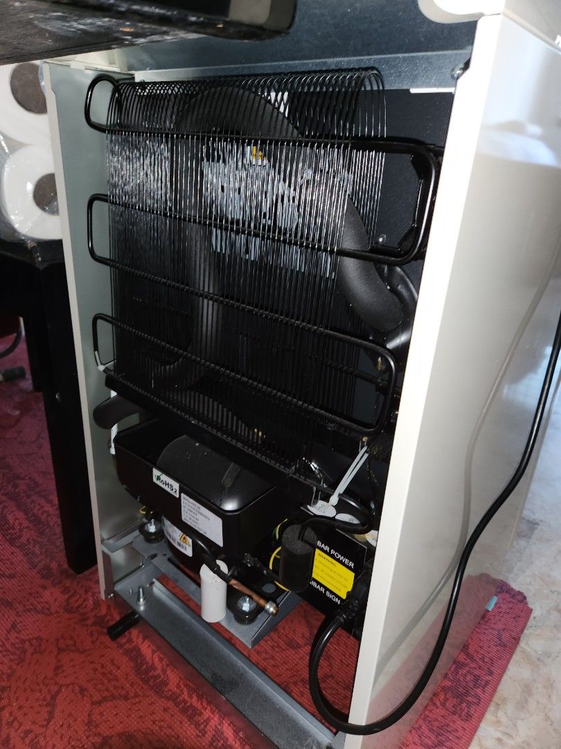 Smeg 38L cellar mini fridge FAB5RCR5 cream colour, TV & Home Appliances