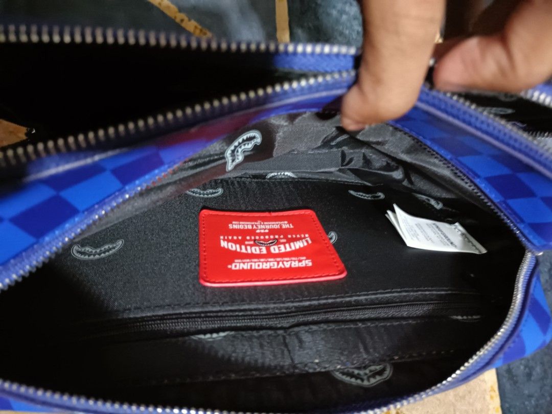 Sprayground Toiletry Bag, Luxury, Bags & Wallets on Carousell