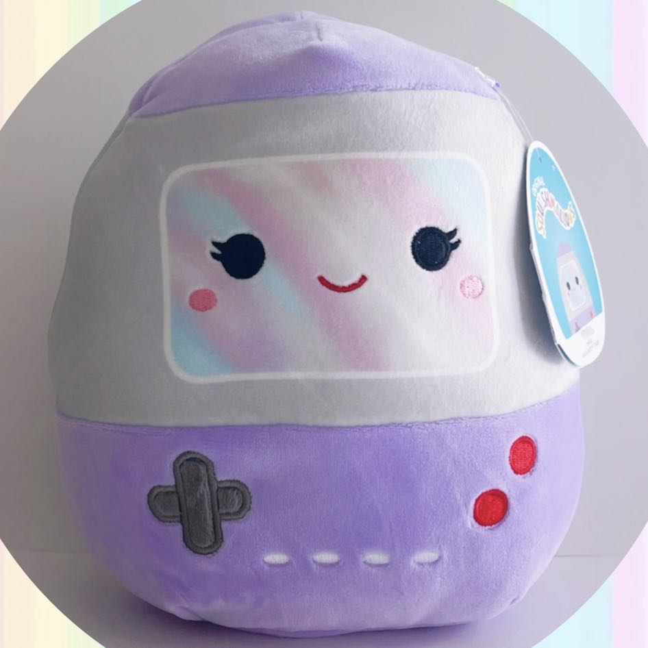 Squishmallow 8 Purple Gamer Console Nintendo switch game boy