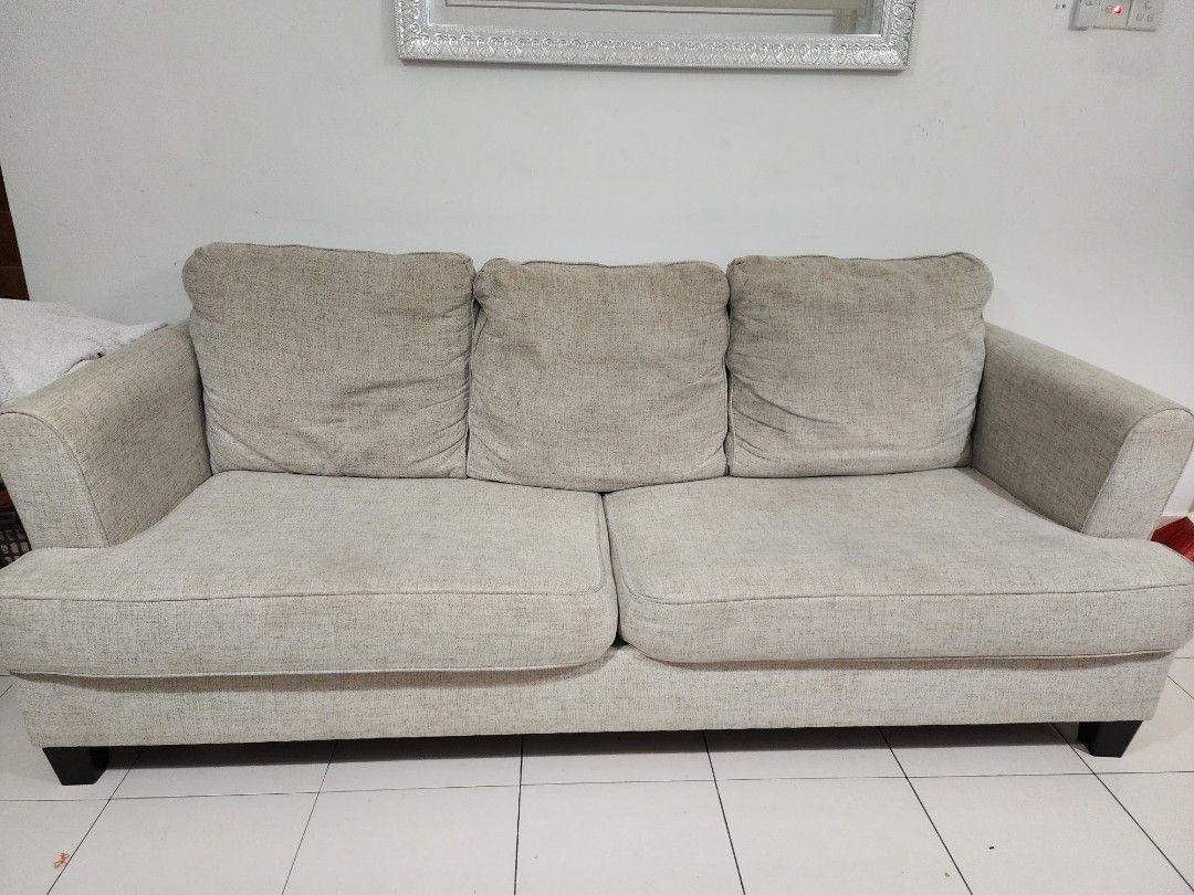 SSF SOFA 3SEATER SUPER COMFY, Furniture & Home Living, Furniture, Sofas