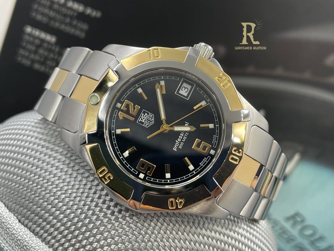 Tag heuer 2000 exclusive discount gold