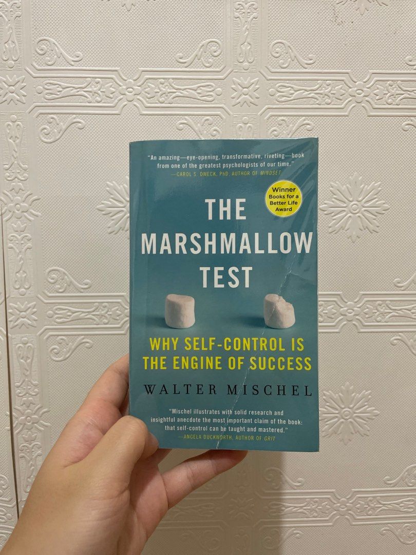 The Marshmallow Test Walter Mischel 興趣及遊戲 書本 And 文具 小說 And 故事書 Carousell 1097