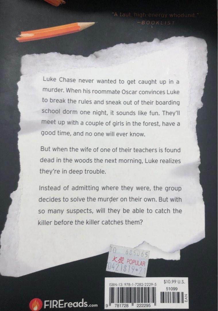 The murder game Carrie Doyle, Hobbies & Toys, Books & Magazines