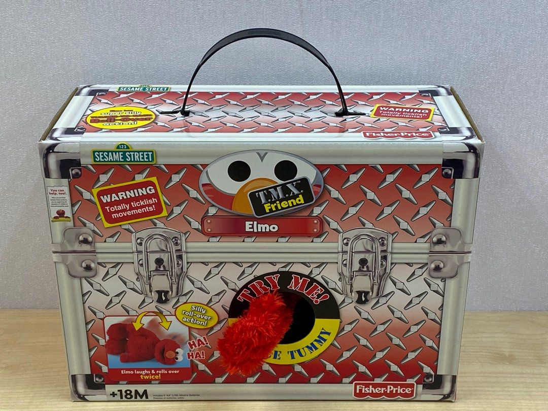 Tickle Me Elmo TMX Sesame Street Fisher Price Try Me Tickle Tummy
