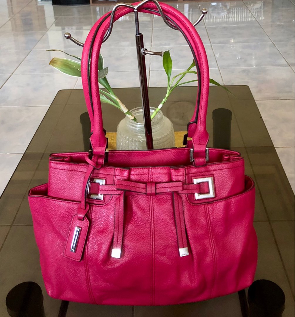 Tignanello Red Leather Shoulder Handbag Satchel Tote Purse: R2S3LS – Rock  Thrift Store