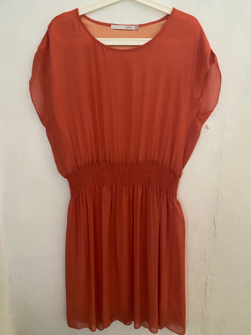 Tomato Dress, Women's Fashion, Dresses & Sets, Dresses on Carousell