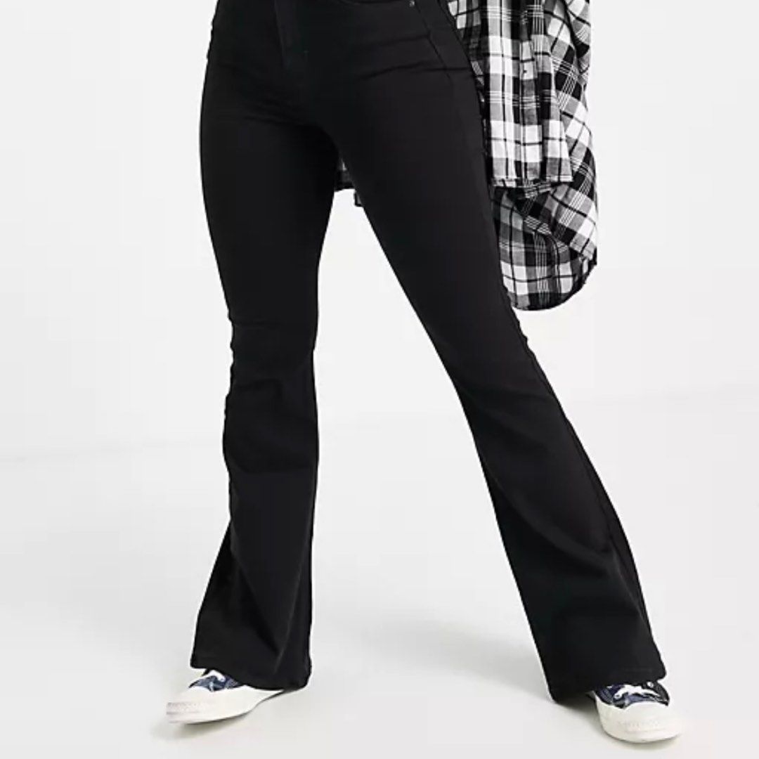 Topshop pure black jamie hot sale jeans