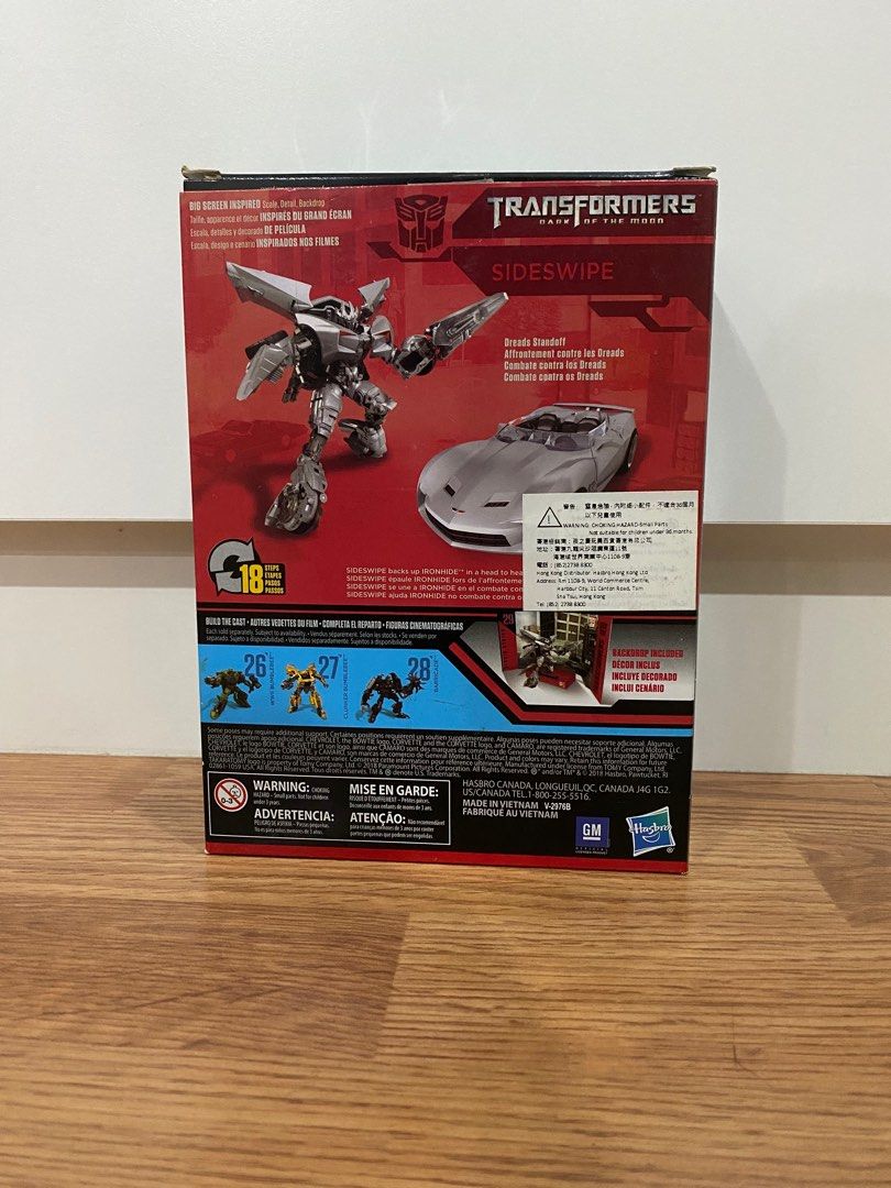 Transformers Studio series 29 Sideswipe, Hobbies & Toys, Toys & Games ...