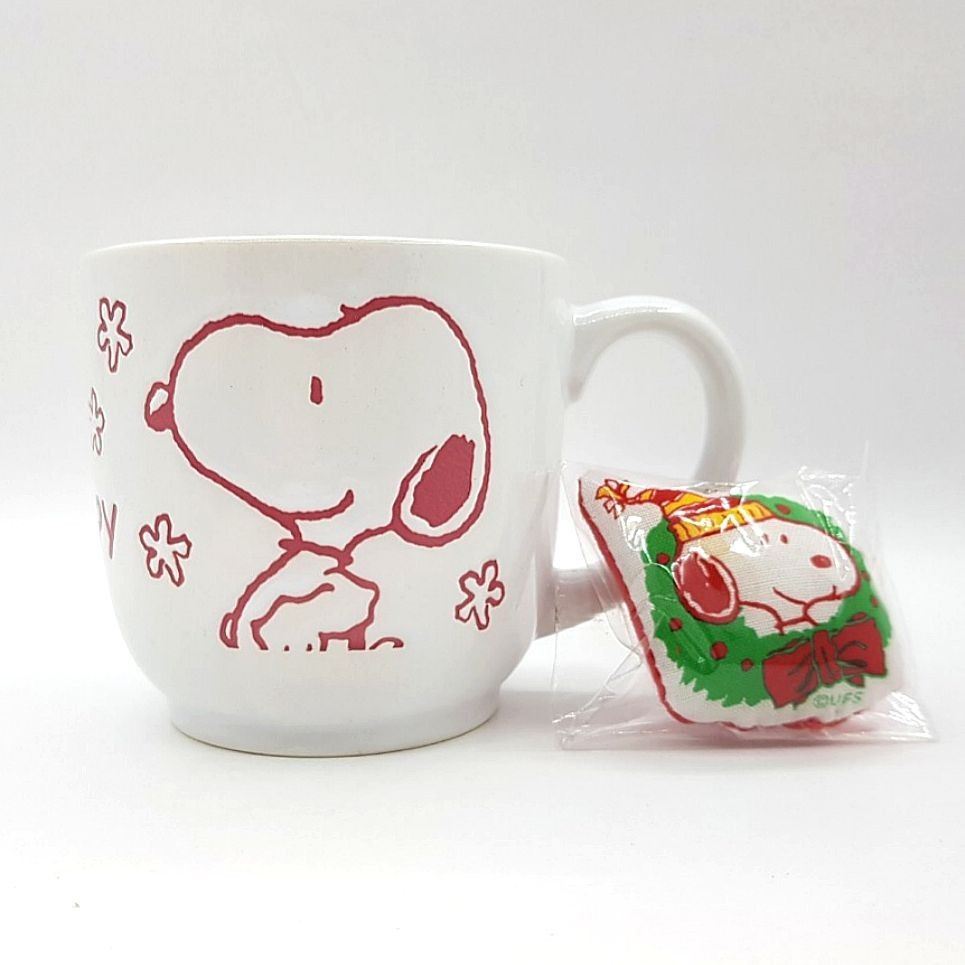 Mug Et Verre Snoopy Thème Football Et Burger - Occasion, Bon état, Dimensions Incluses