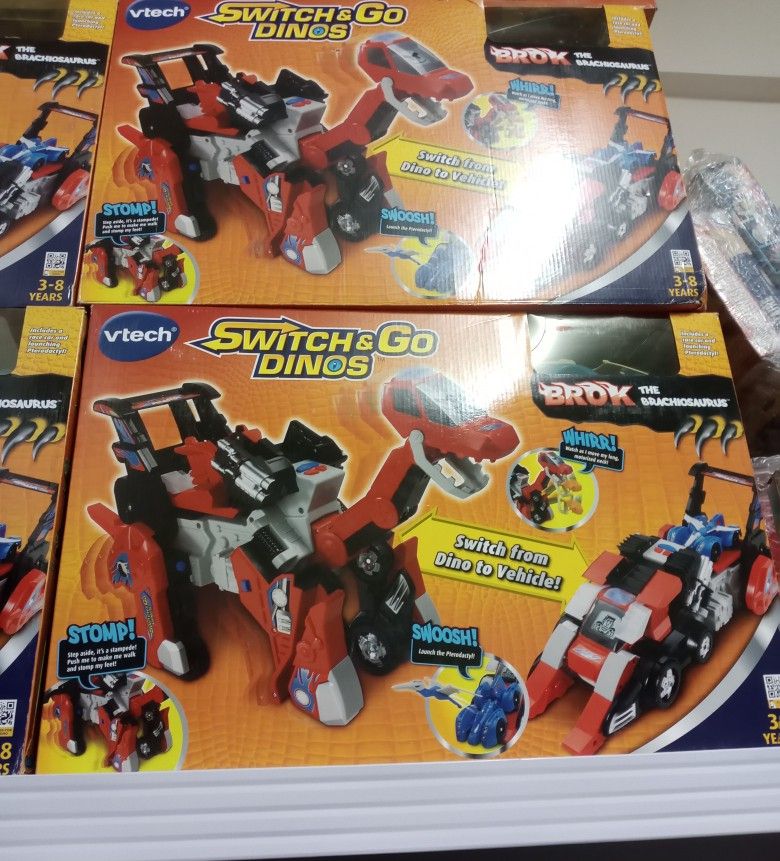 VTech SWITCH AND GO BROK THE BRACHIOSAURUS, Hobbies & Toys, Toys ...
