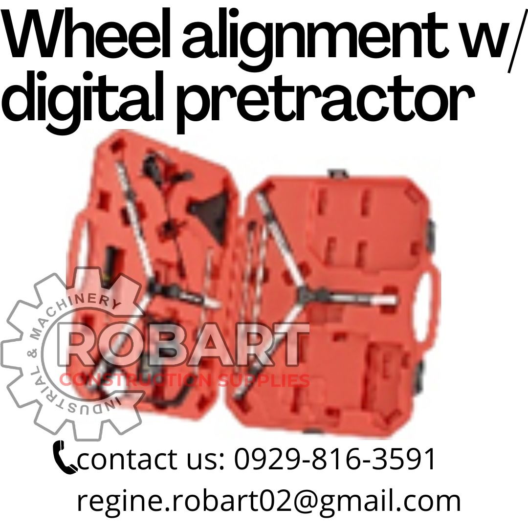 Wheel alignment w/ digital protractor, Commercial & Industrial ...