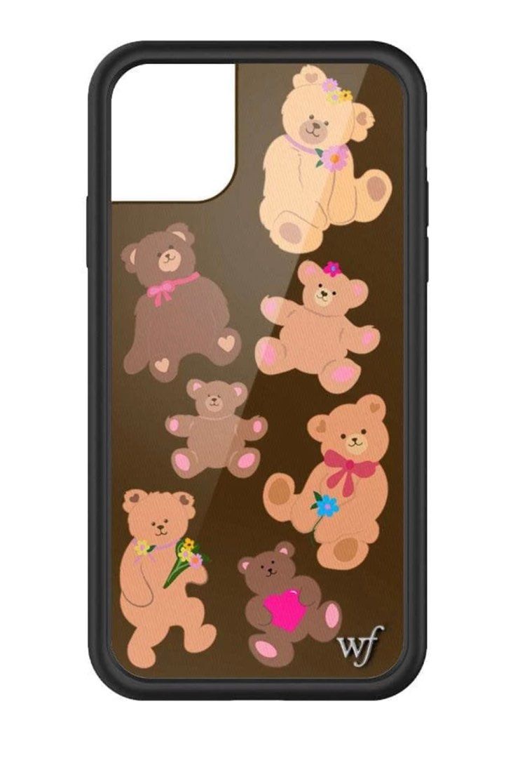 Wildflower Bear-y cute iphone 11 pro max case, Mobile Phones