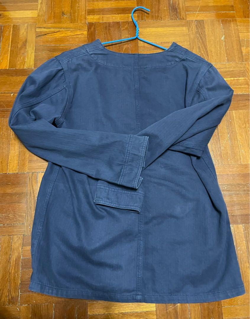 Workware Jacket （分類：外套及戶外衣服）位於 Hong Kong。 由 mattchung 提交（商品編號 1194413648，圖片 2）。簡介： Workware Jacket 幾乎全新 深藍色 細碼 荃灣，葵芳，美孚交收。。