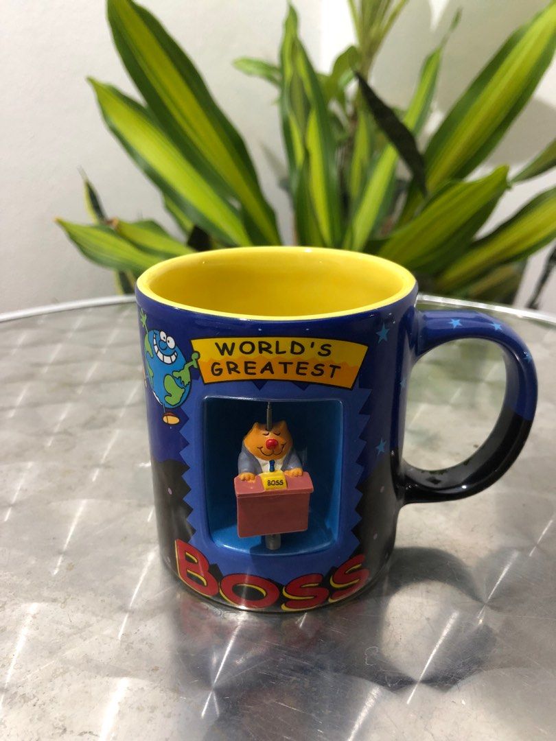 World's greatest boss mug, Hobbies & Toys, Collectibles ...
