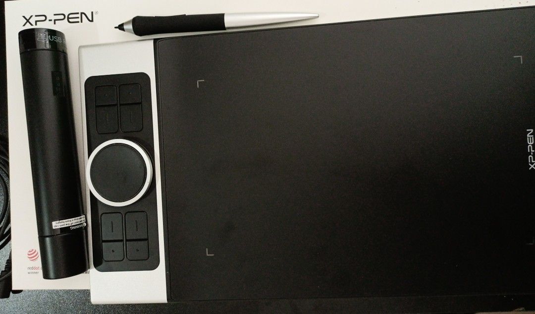 XP-Pen Deco Pro Small Wireless Graphic Drawing Pen Tablet (Category: Other Accessories) located in Pagbilao. Submitted by kdtn0 (Listing ID 1194491374, Image 1). Description: Specifications: • Dimensions: L350.8x W199.5x H16.5mm (thinnest Height 7mm) • Active Area: 9"x5" • Wireless Support: Yes, Bluetooth v5.0 • Tilt: 60 Degrees • Pen: Battery-Free Passive Stylus • Pressure Sensitivity: 8192 Levels • Resolution: 5080 LPI (Lines Per Inch) • Mechan