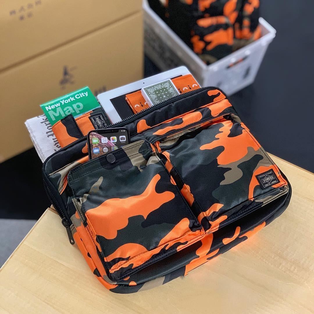 YOSHIDA PORTER PS CAMO DOCUMENT CASE, Men
