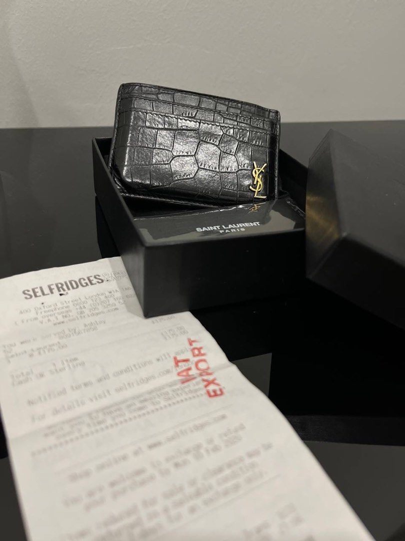 Ysl card top holder selfridges