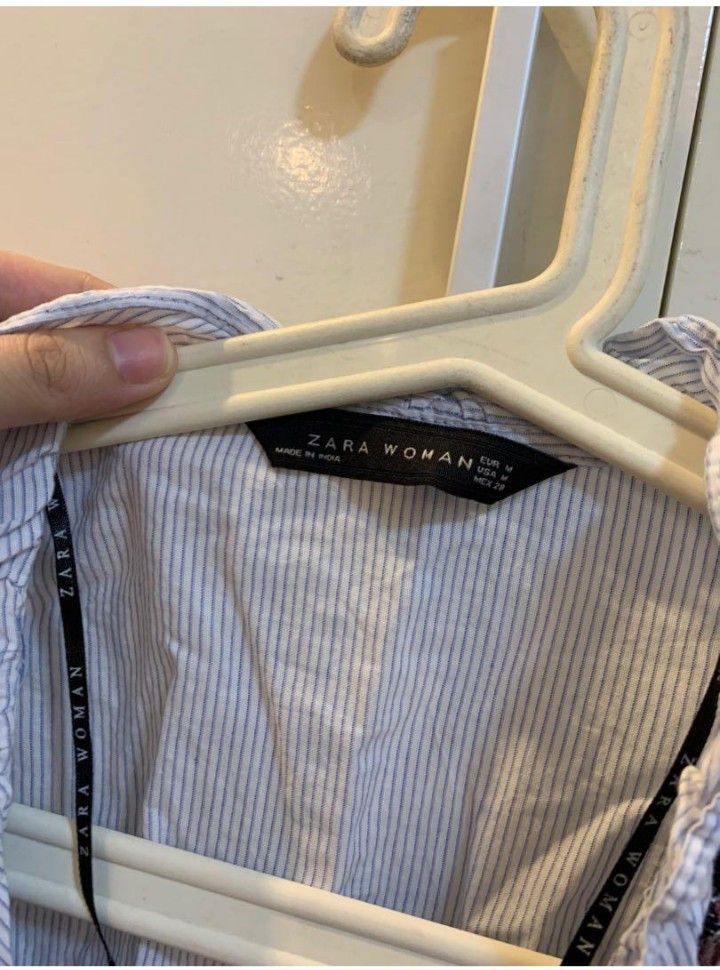 Zara blouse (Category: Blouses) located in Santa Rosa. Submitted by lenborbs (Listing ID 1194442912, Image 3). Description: Zara woman wrap around blouse,medium size but can also fit small and large NOTE: ALL ITEMS POSTED IS AVAILABLE UNLESS THERE IS A SOLD MARK.