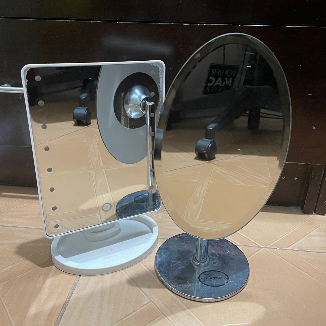 2 Vanity Mirror, Furniture & Home Living, Home Decor, Mirrors on Carousell