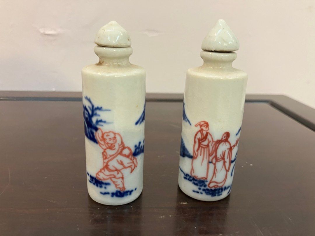中国骨董瑠璃釉鼻煙壺