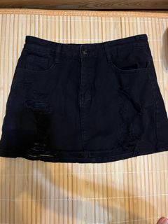 歐美小刷破短褲裙