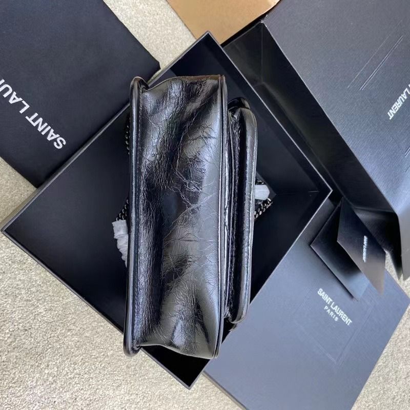 Ysl niki hot sale black chain