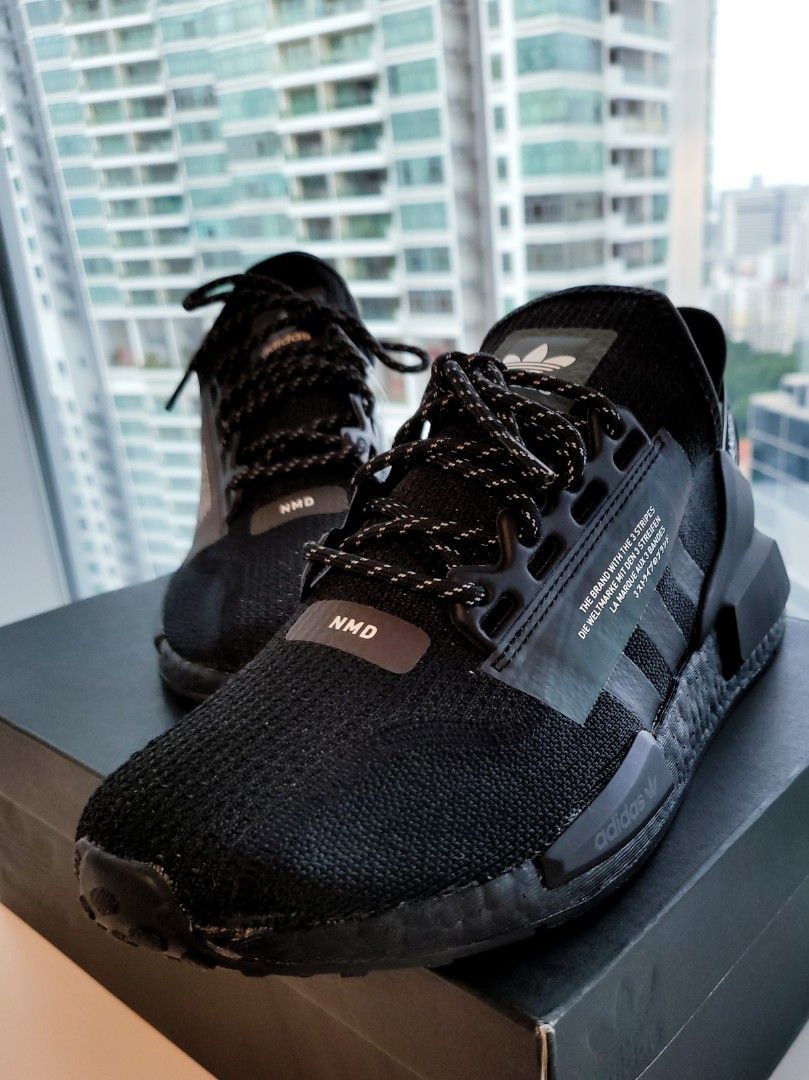 Adidas NMD R1 V2 Carbon Triple Black US 8.5