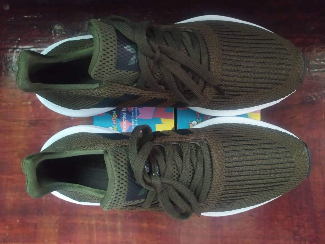 Adidas swift run olive green shoes, Men's Fashion, Footwear, Sneakers on  Carousell